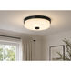 Boswell 1 Light 10.25 inch Black Flush Mount Ceiling Light
