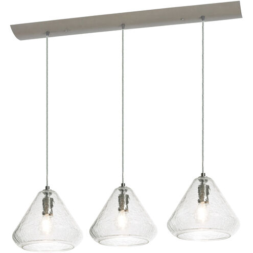 Armitage 3 Light 41 inch Satin Nickel Linear Pendant Ceiling Light