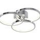 Orion LED 15.75 inch Polished Chrome Flush Mount Ceiling Light