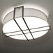 Lambert LED 20 inch Satin Nickel Flush Mount Ceiling Light