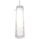 Spun LED 5 inch Satin Nickel Pendant Ceiling Light