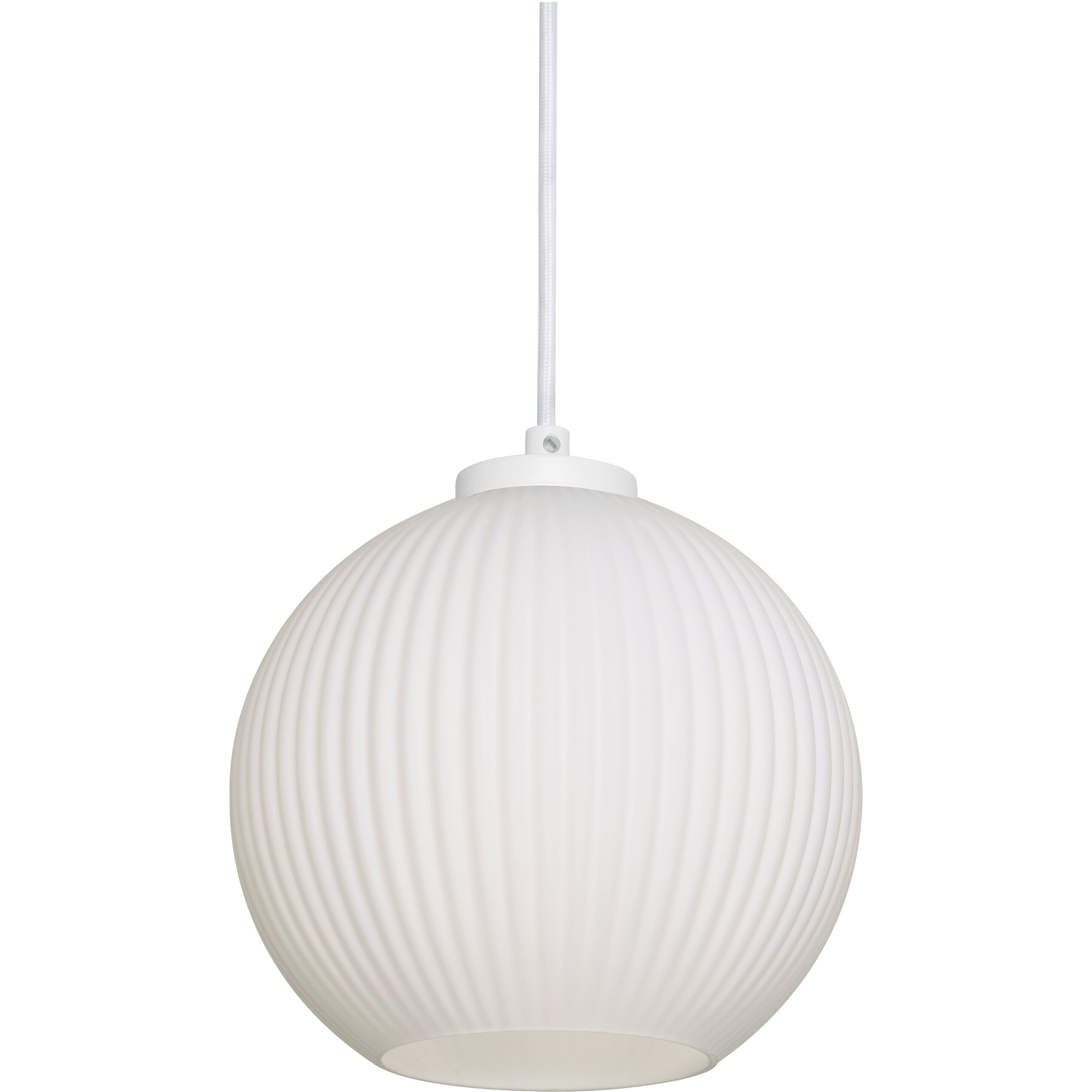 Cleo 1 Light 8 inch White Pendant Ceiling Light