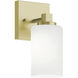 Leo 1 Light 5.5 inch Light Antique Brass Wall Sconce Wall Light