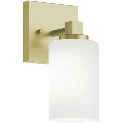 Leo 1 Light 5.5 inch Light Antique Brass Wall Sconce Wall Light