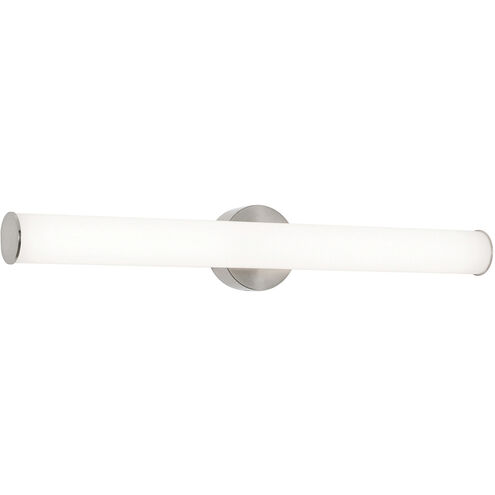 Leia LED 24.75 inch Satin Nickel Vanity Light Wall Light in 24 in