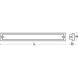 Sinclair LED 36 inch Black Vanity Light Wall Light