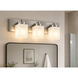 Donovan 3 Light 24 inch Brushed Nickel Bath/Vanity Light Wall Light