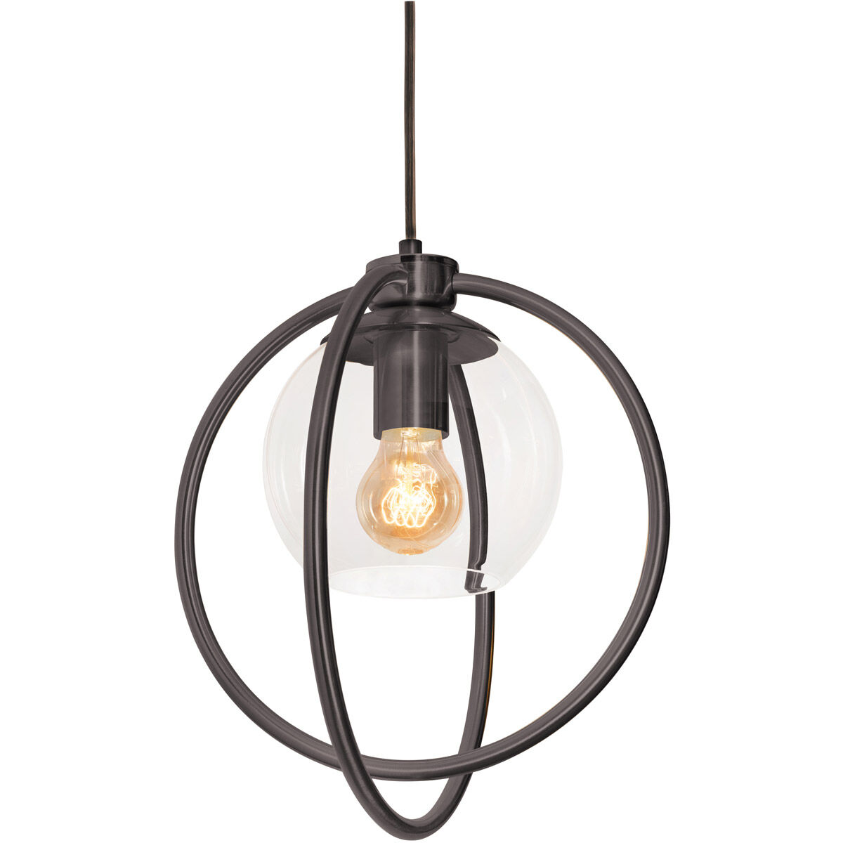 Jamie 1 Light 12.3 inch Black Pendant Ceiling Light