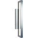 Liam LED 24 inch Painted Nickel Outdoor Wall Sconce