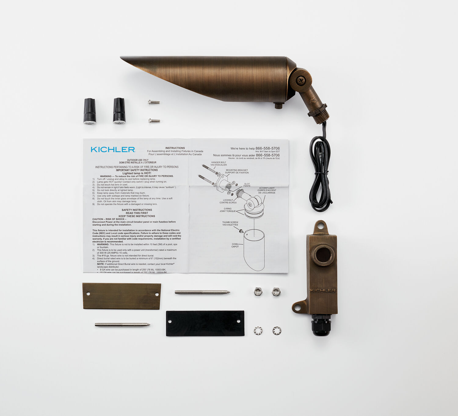 Led Retrofit Centennial Brass 1 Light 2.50 inch Landscape Accent Light