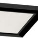 Lugano LED 24 inch Black Linear Flush Mount Ceiling Light