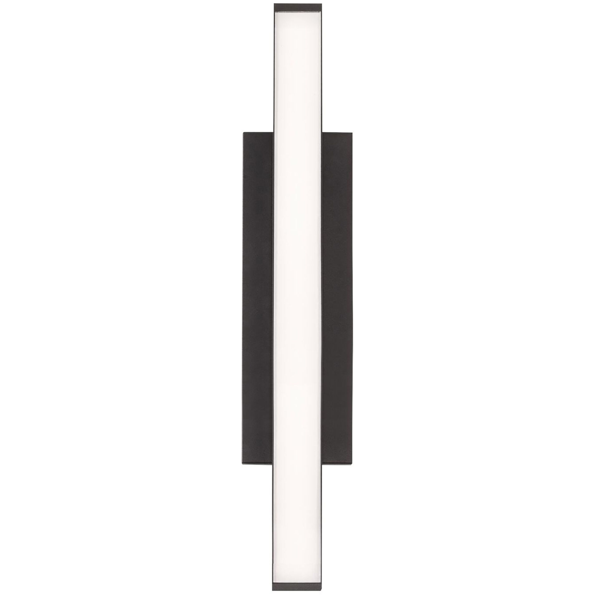 Gale LED 36 inch Textured Black Outdoor Wall Sconce