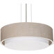 Sanibel 1 Light 16 inch Satin Nickel Pendant Ceiling Light in Jute