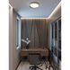 Sona LED 12 inch Satin Nickel Flush Mount Ceiling Light