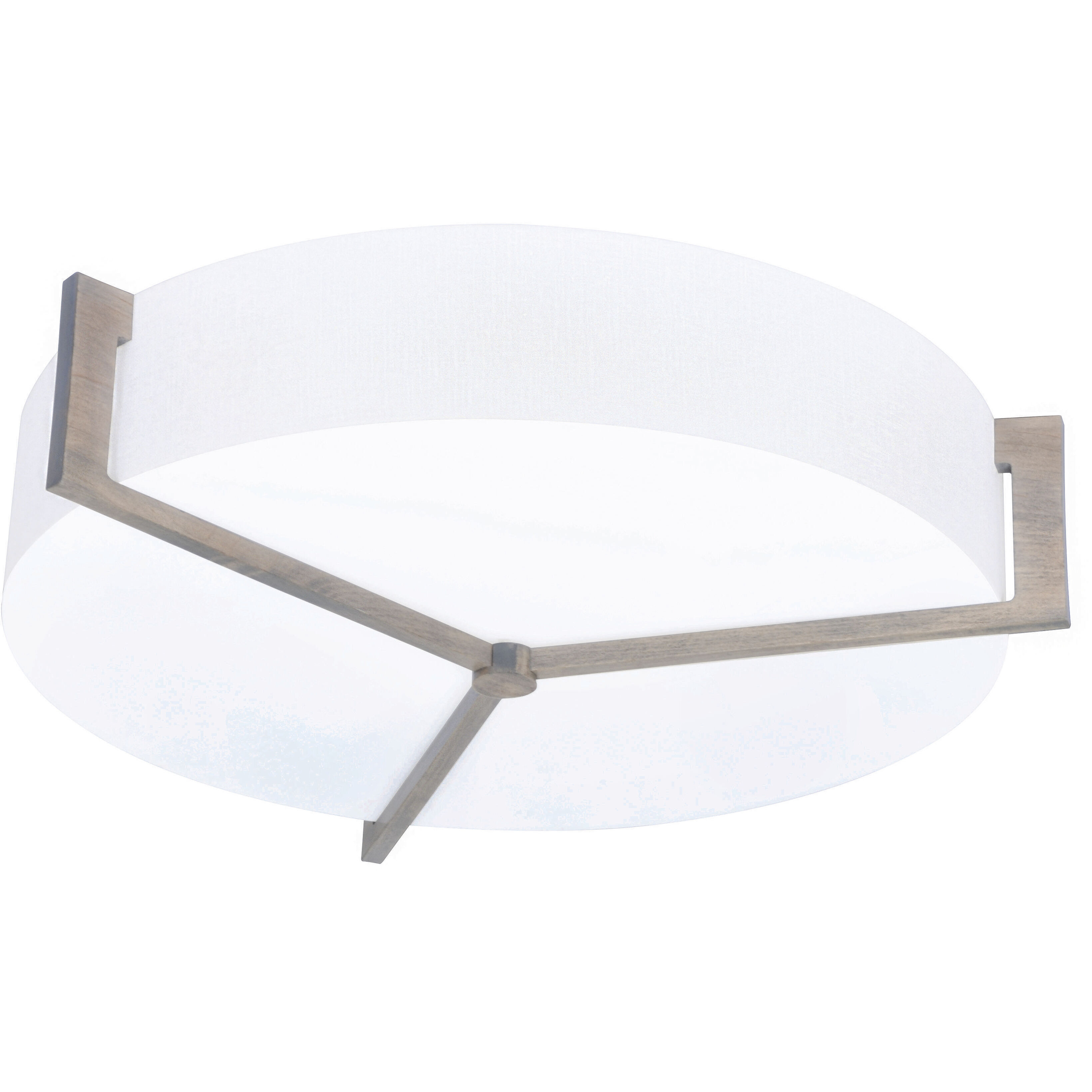 Apex 1 Light 21 inch Weathered Grey Flush Mount Ceiling Light