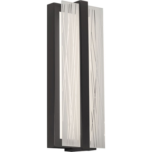 Gallery Wall Sconce Wall Light in Black, 14 in