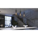 Vista Linear Pendant Ceiling Light in Black