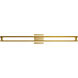 Cass LED 36 inch Gold Bath Vanity Wall Light