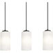 Leo 3 Light 36 inch Black Linear Pendant Ceiling Light