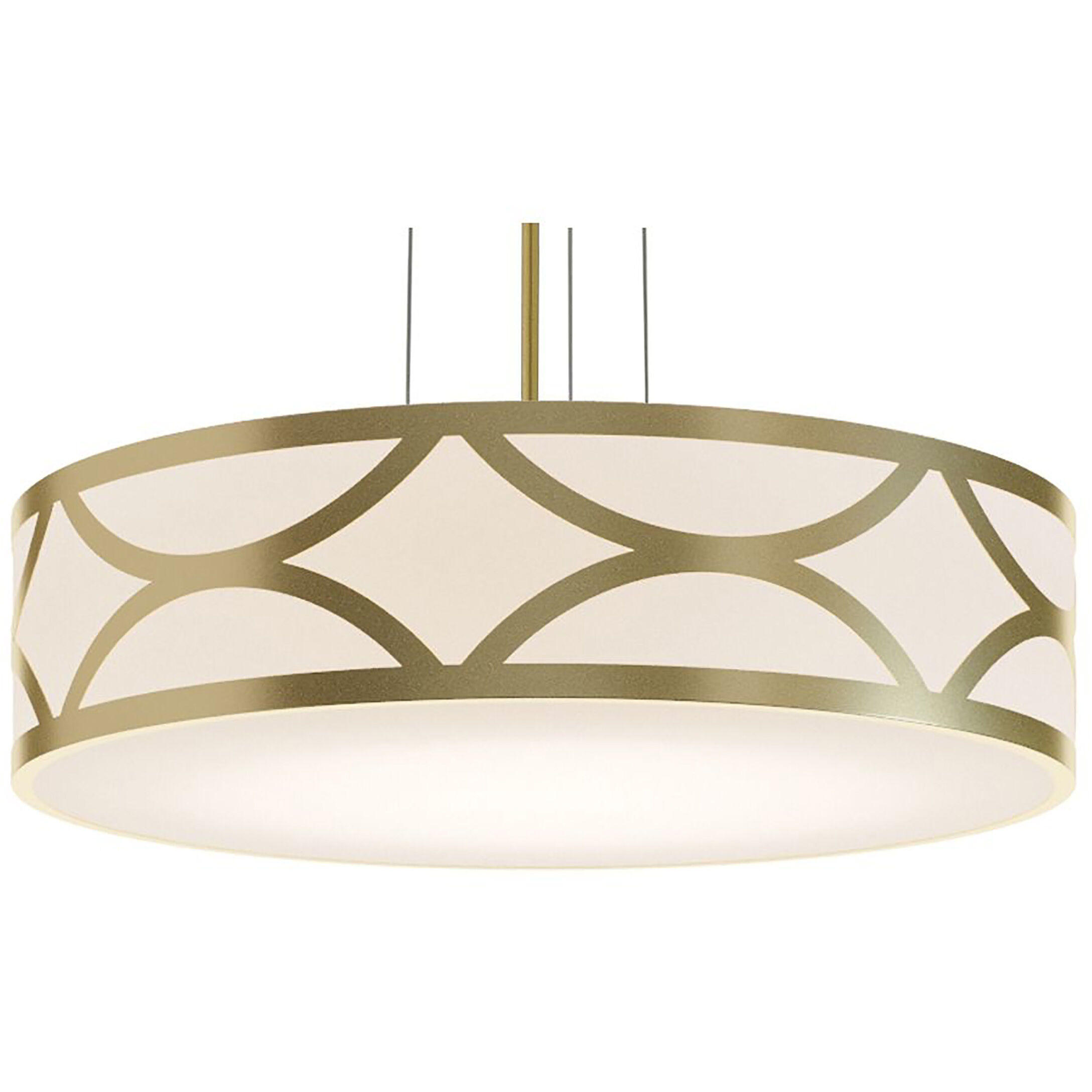 Lake LED 24 inch Gold Pendant Ceiling Light in Incandescent