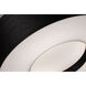 Montclair LED 30 inch Satin Nickel Pendant Ceiling Light in Black