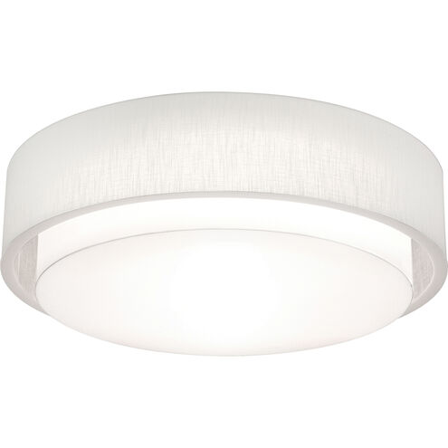 Sanibel LED 32 inch Linen White Flush Mount Ceiling Light