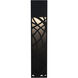 Inez 1 Light 24 inch Black Outdoor Wall Sconce