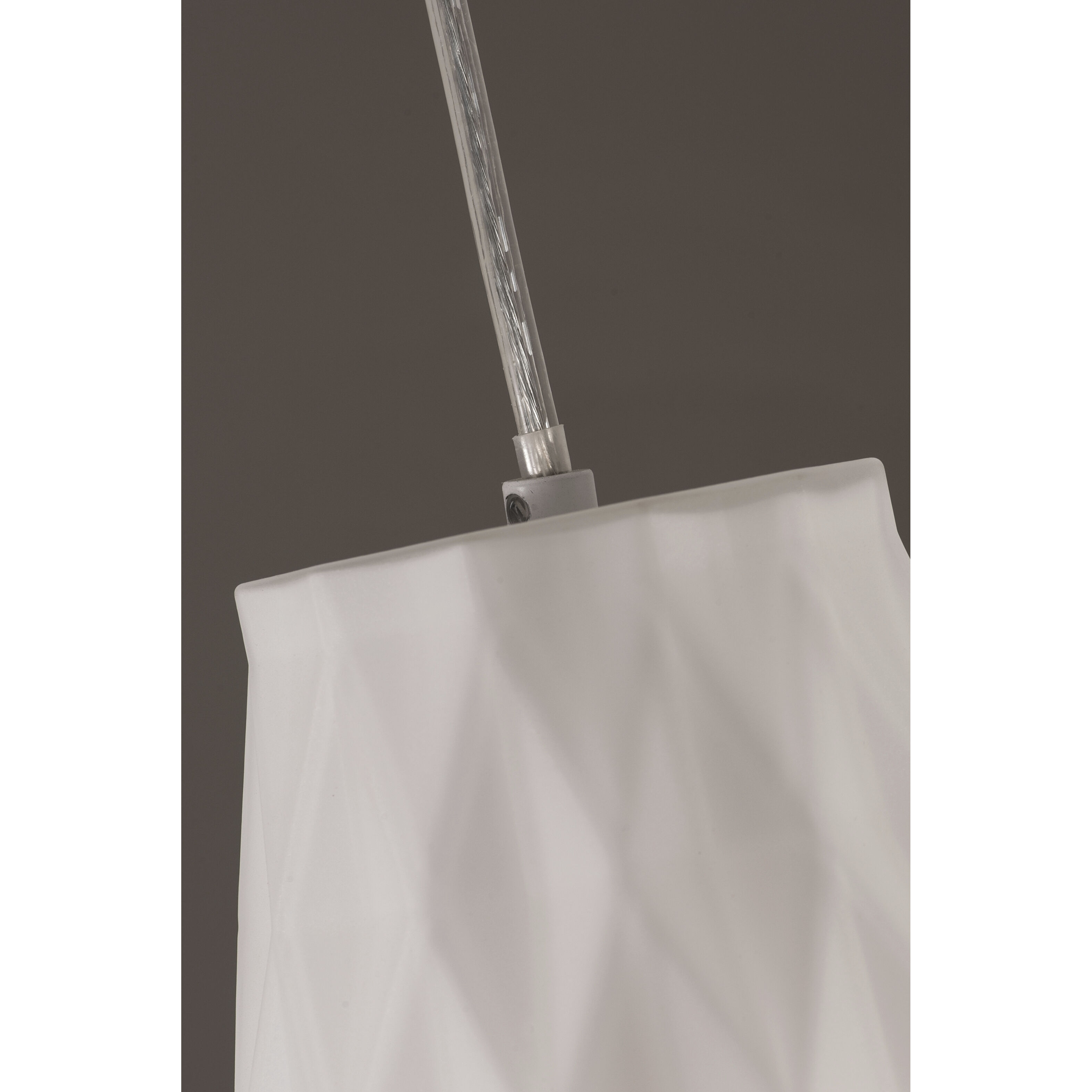 Candace 3 Light 18 inch Satin Nickel Triple Round Pendant Ceiling Light in White