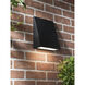 Watson LED 9.5 inch Black Outdoor Sconce