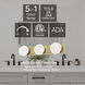 Gates LED 24 inch Satin Brass Vanity Light Wall Light
