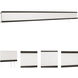 Randolph LED Rubbed Bronze ADA Wall Light in Linen White