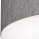 Montclair LED 12.25 inch Grey Flush Mount Ceiling Light