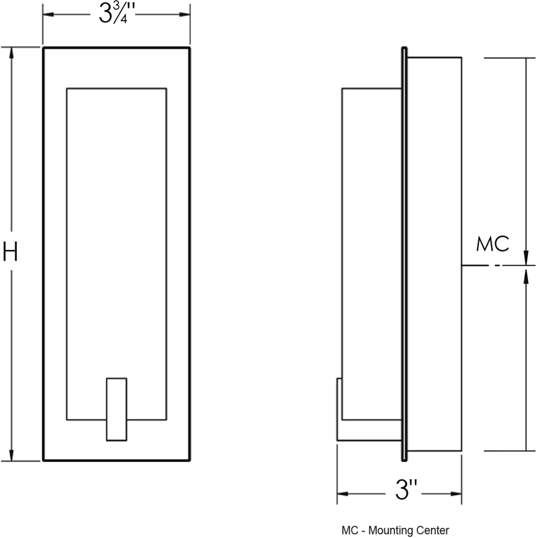 Sinclair 1 Light 4 inch Satin Nickel ADA Wall Sconce Wall Light