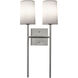 Rose LED 9.7 inch Satin Nickel ADA Sconce Wall Light