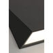Watson LED 9.5 inch Black Outdoor Sconce