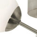 Pearl 5 Light 15.86 inch Satin Nickel Semi-Flush Mount Ceiling Light