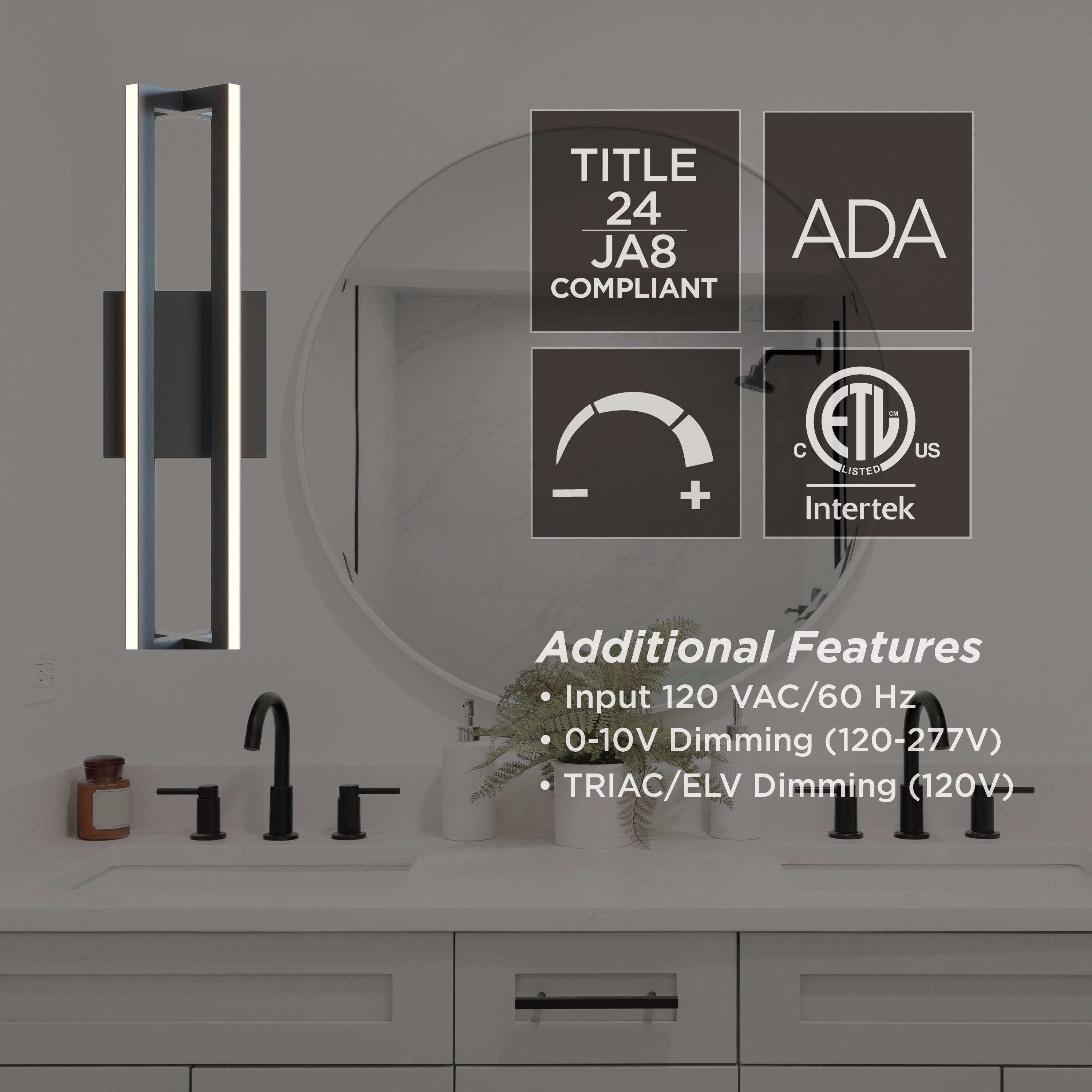 Cass LED 5 inch Satin Nickel Sconce Wall Light