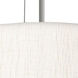 Apex 1 Light 14.25 inch Weathered Grey Pendant Ceiling Light in Linen White