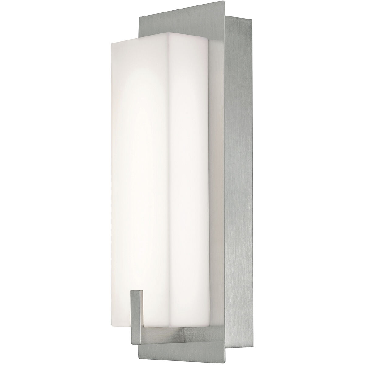Sinclair LED 4 inch Satin Nickel Wall Sconce Wall Light in 10 in