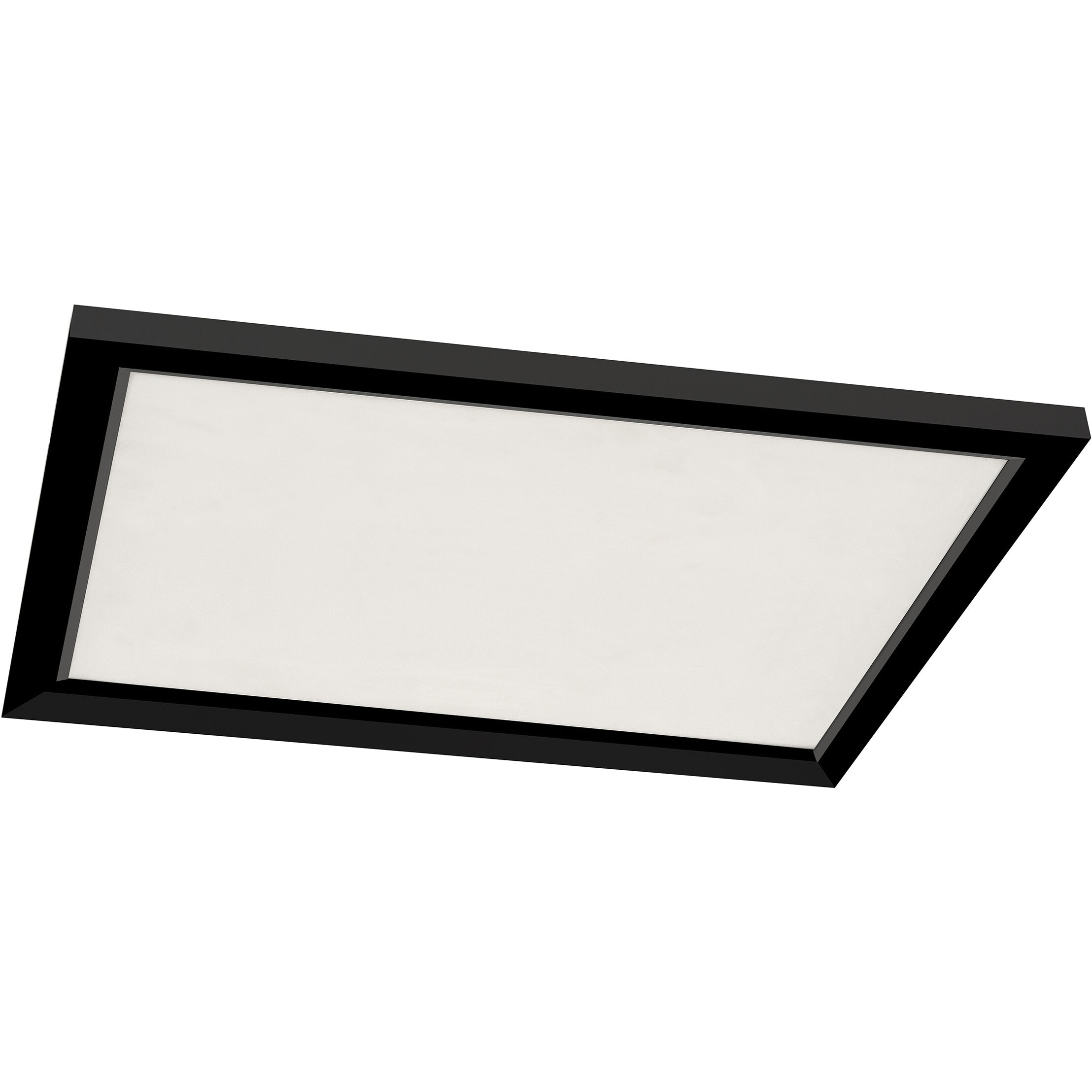 AFX LGNL2424LAJD4BK Lugano LED 24 inch Black Flush Mount Ceiling Light