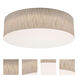 Anton LED 24 inch Jute Flush Mount Ceiling Light