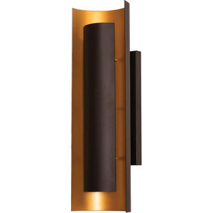 Reveal LED 5 inch Black ADA Sconce Wall Light