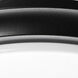 Baron 1 Light 12 inch Black Flush Mount Ceiling Light