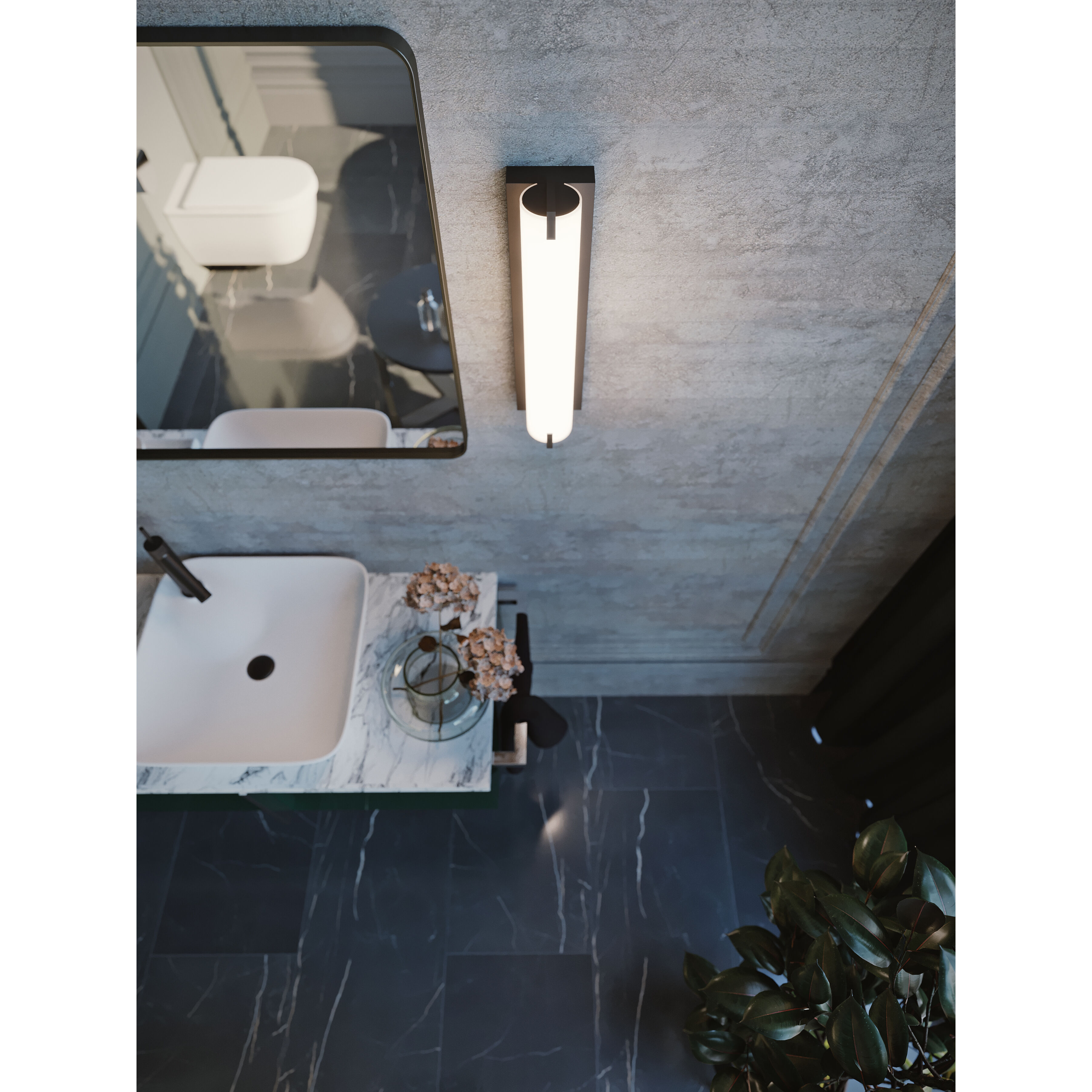 Axel Sconce Wall Light in Black