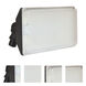 Led Flood 1 Light 4 inch Black Outdoor Wall Sconce