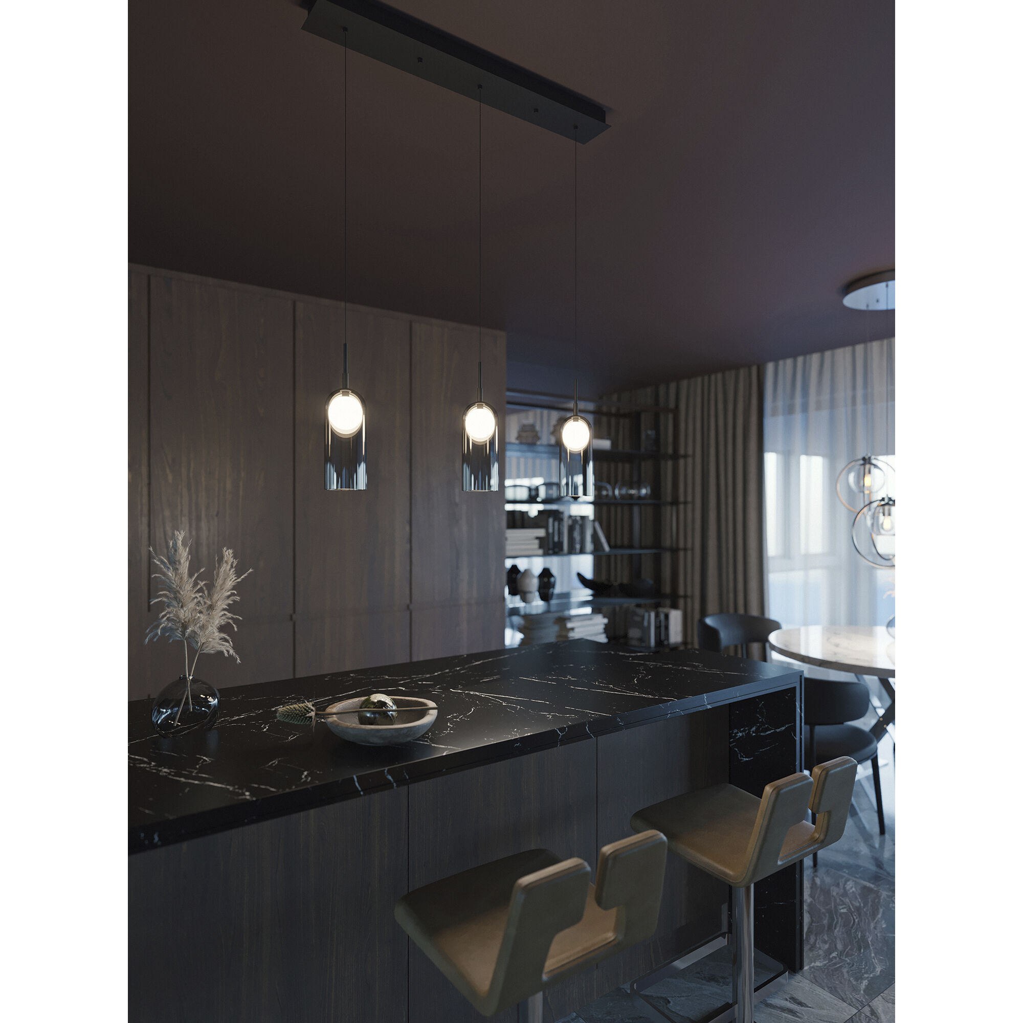 Kiran Linear Pendant Ceiling Light