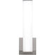 Tad Wall Sconce Wall Light in Satin Nickel
