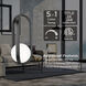 Milan LED 7.38 inch Black Pendant Ceiling Light