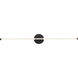 Rusnak 1 Light 36 inch Black Bath Vanity Wall Light