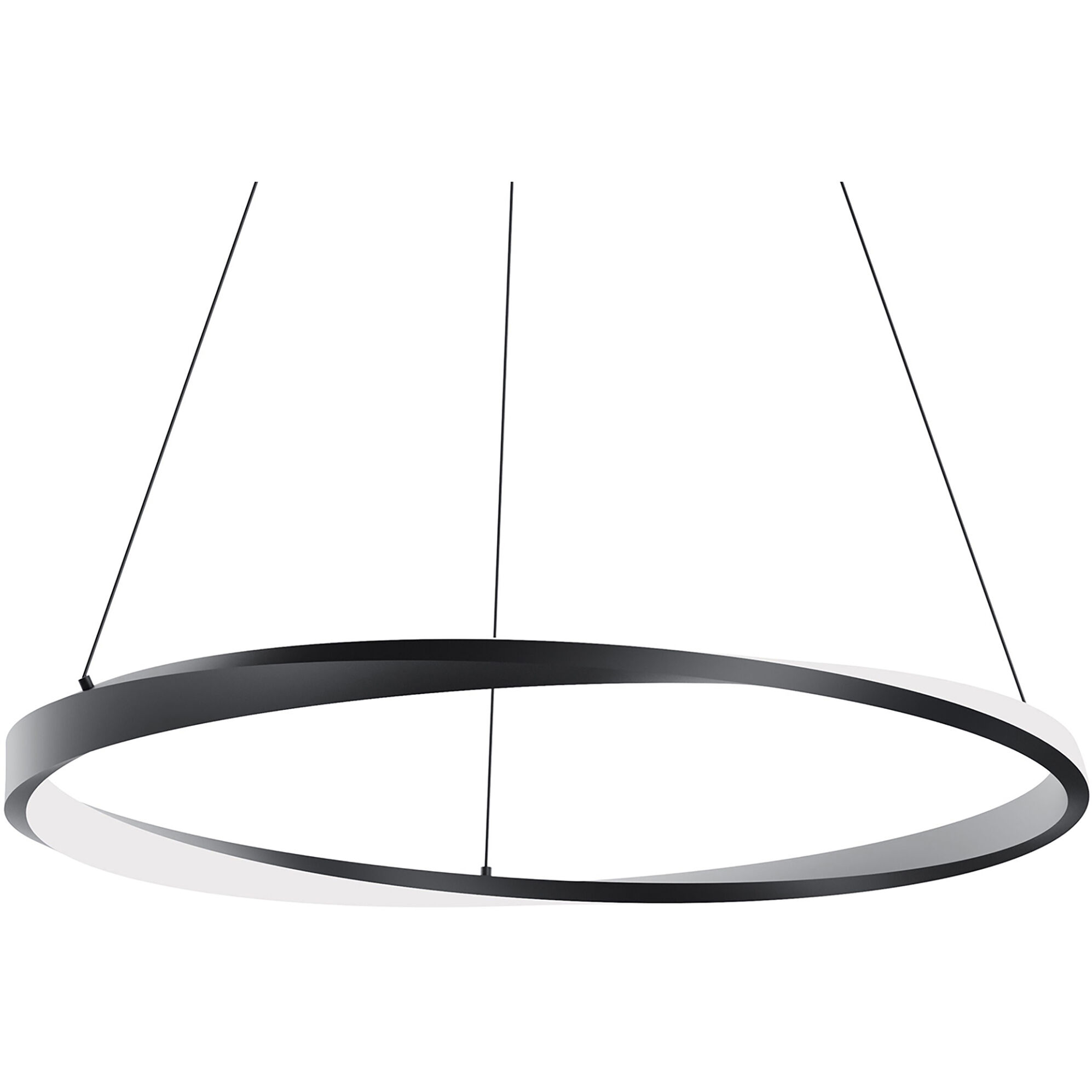 Oberon LED 1.4 inch Black Pendant Ceiling Light